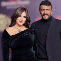 ياسمين عبدالعزيز  مع زوجها أحمد العوضي