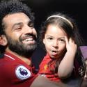 محمد صلاح مع ابنته - صورة من غوغل