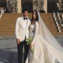 لاعب الأهلي محمد هاني مع عروسه - صورة من إنستقرام