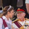 الملكة رانيا والملك عبد الله الثاني - صورة معدلة