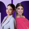 ريتا حرب ونارين بيوتي بإطلالات smart casual في "أنا عربية"