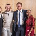  الأمير هاري Prince Harry - الدكتورة صوفي تشاندوكا Dr. Sophie Chandauka - منظمة Sentebale - مصدر من انستغرام