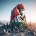 القيامة قامت في غزة - صورة معبرة من السوشيال ميديا
