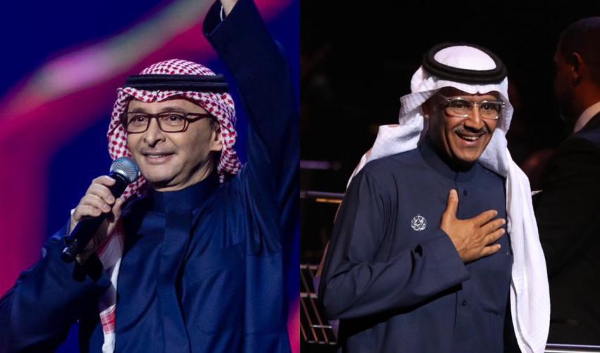 خالد عبد الرحمن يهنئ عبد المجيد عبدالله