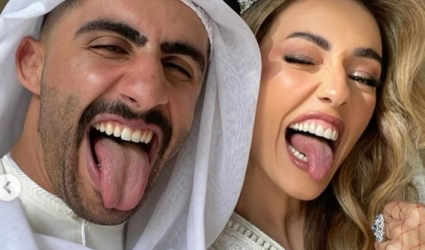 زفاف مختلف يتوج علاقة  خالد ونورا الهريني