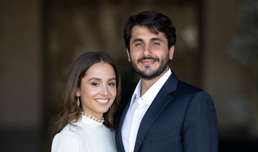 الأميرة إيمان بنت عبدالله الثاني والسيد جميل ألكساندر ترميوتس - صورة من إنستقرام 