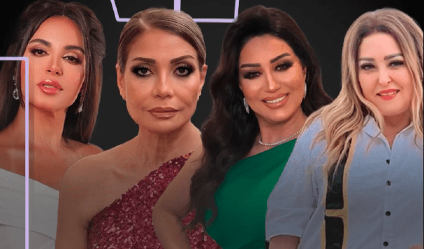 نهال عنبر وسوسن بدر ووفاء عامر ونسرين أمين