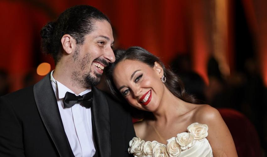 مريم الخشت وزوجها أحمد أباظة - صورة من إنستقرام