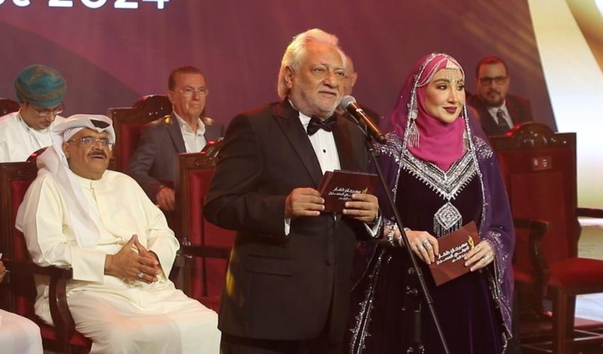 تكريم داوود حسين و سامح السريطي في مهرجان ظفار الدولي للمسرح