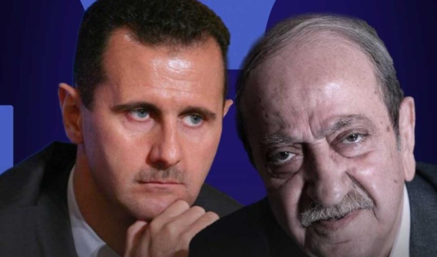 دريد لحام و بشار الأسد - صورة معدلة