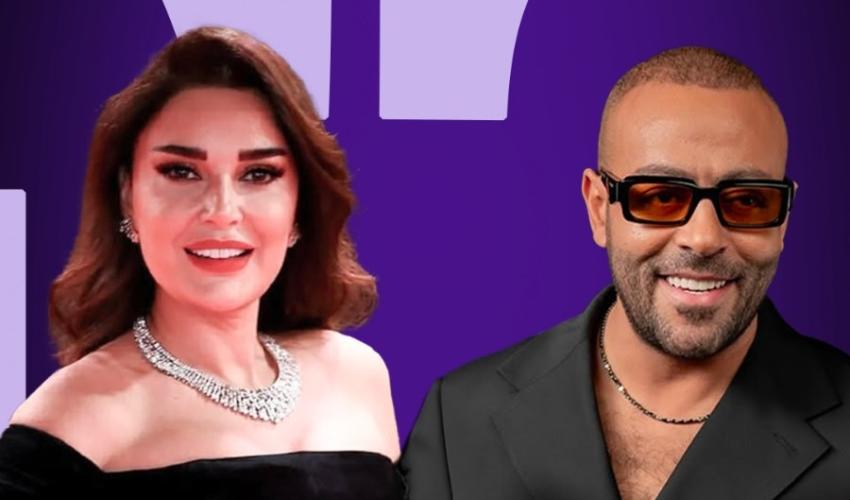 تامر عاشور و سيرين عبدالنور - صورة معدلة