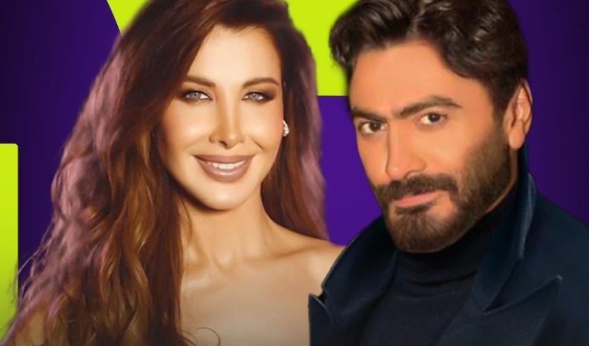 تامر حسني و نانسي عجرم - صورة معدلة