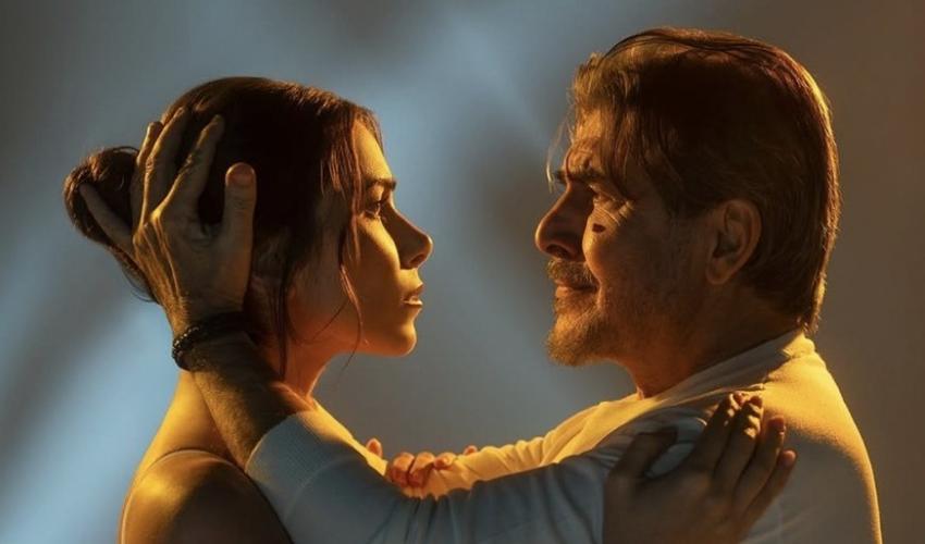 عابد فهد و دانييلا رحمة - بوستر مسلسل نفس