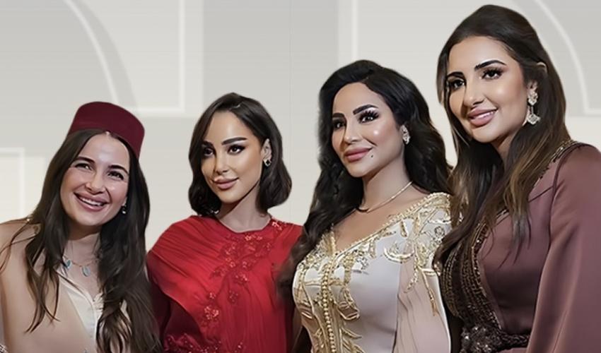 سلمى بن عمر و لجين عمران و بسمة بوسيل و شام الذهبي - صورة معدلة