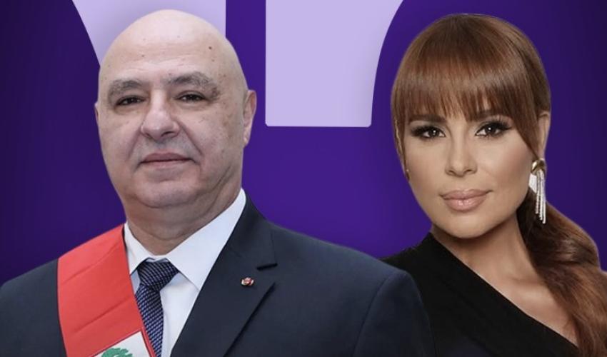 كارول سماحة والرئيس اللبناني جوزيف عون