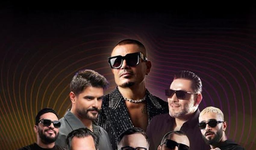 النجوم المشاركين في مهرجان ليالي العرب على جزيرة المها في الدوحة 