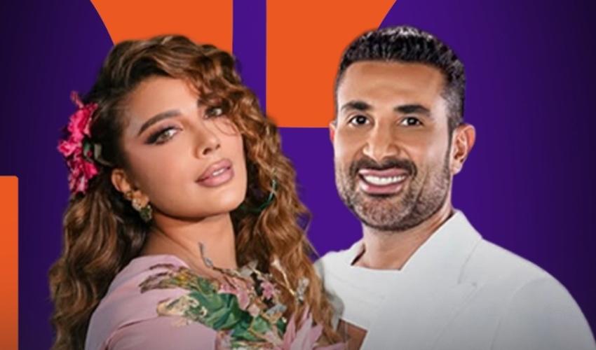 أحمد سعد وأصالة من حفل ستارز أون بورد