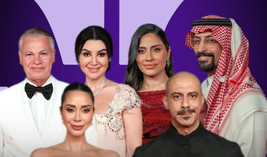 خالد صقر وإلهام علي أروى جودة وزوجها بسنت وفراج