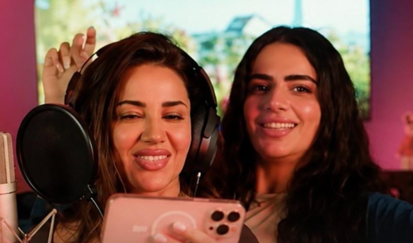 ديانا حداد وابنتها