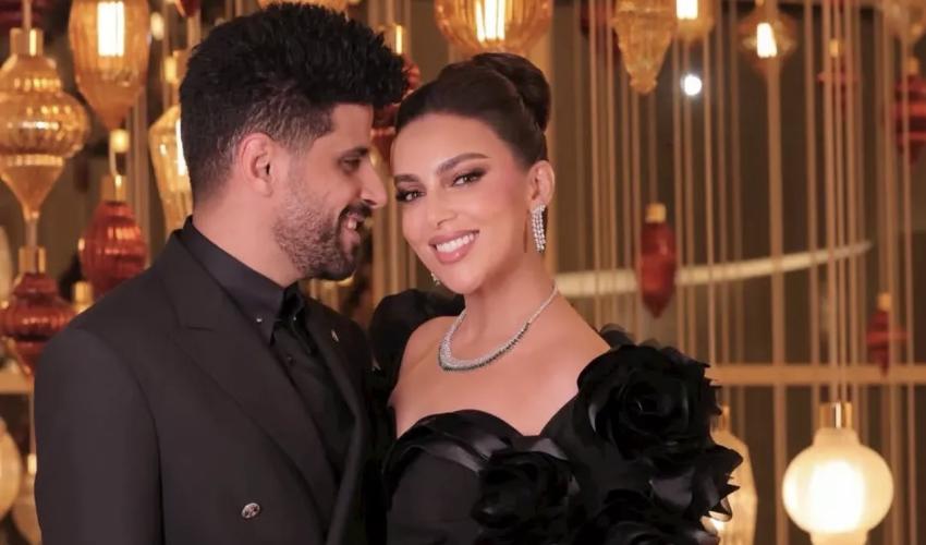 حمدي الميرغني وإسراء عبدالفتاح 