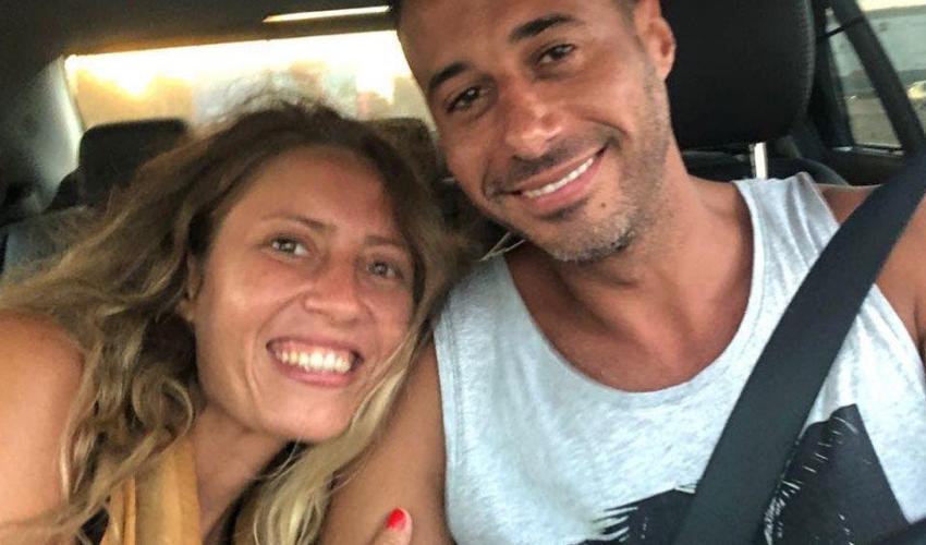 أحمد السعدني وزوجته الراحلة 