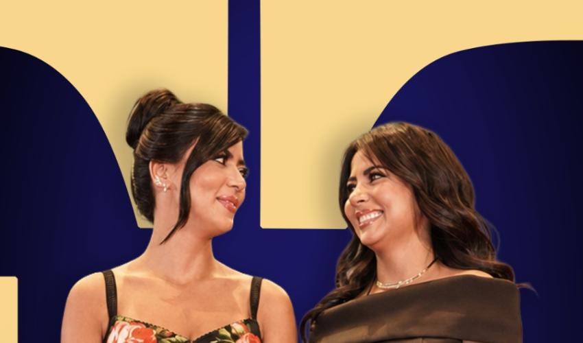  شقيقة كارولين عزمي تساندها بالعرض الأول لفيلم محمود الثاني  
