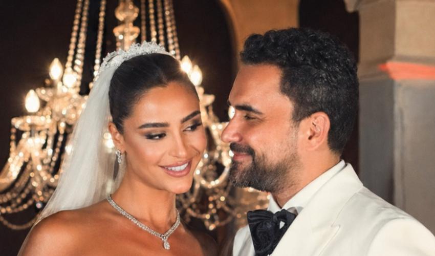 نادر الأتات وجنى اسماعيل يتوجان حب سبع سنين بالزواج