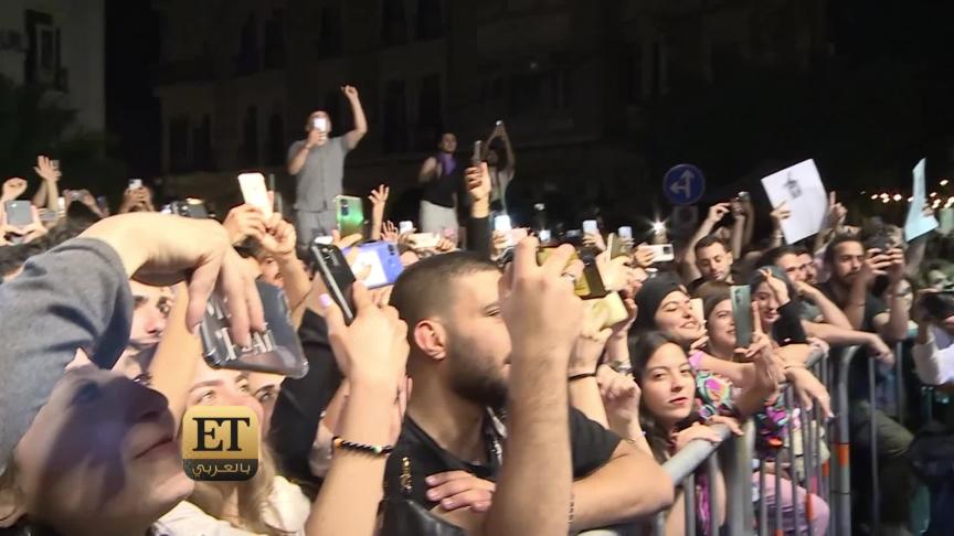 مايا دياب وجوزيف عطية يغنيان من على "البلكون"!
