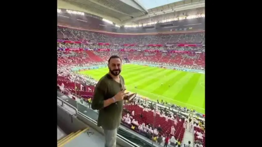 قصي خولي من حضوره لكأس العالم في استاد البيت بقطر
