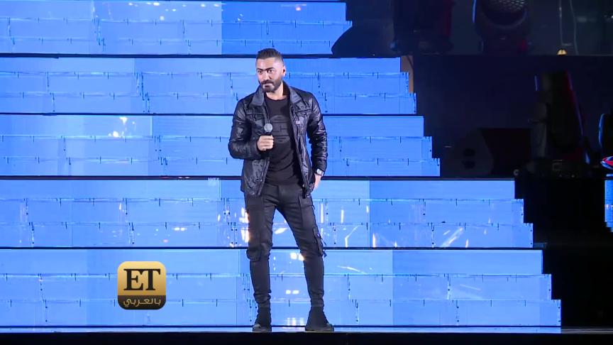 حسين الجسمي وتامر حسني يحتفلون بإطلاق مهرجان دبي للتسوق 
