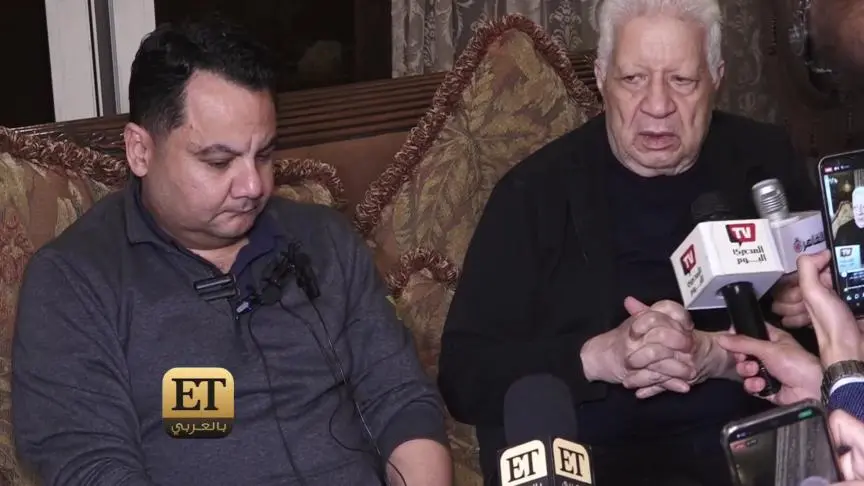 مؤتمر صحفي لإبن الراحل حلمي بكر والمحامي مرتضى منصور