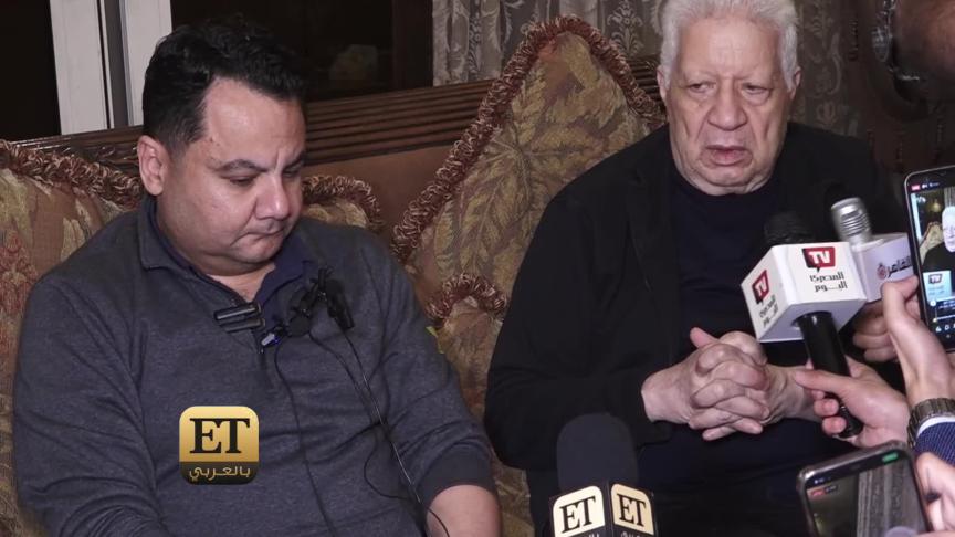 مؤتمر صحفي لإبن الراحل حلمي بكر والمحامي مرتضى منصور
