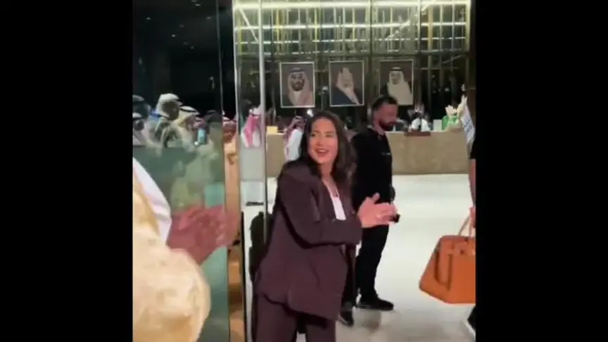 استقبال نوال الكويتية في العلا قبل حفلها غدا
