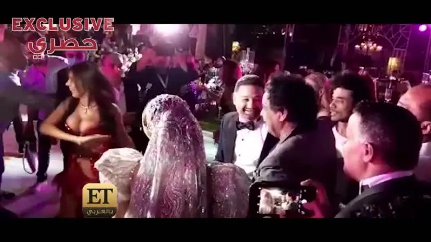 محمد منير، عمرو دياب وتامر حسني نجوم حفل زفاف أمير شاهين