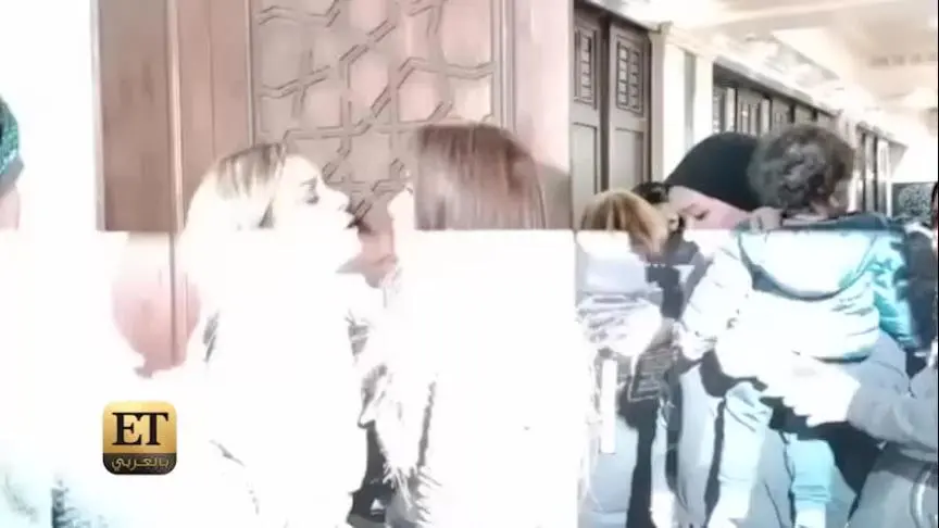 VT من عزاء والد ريم البارودي 