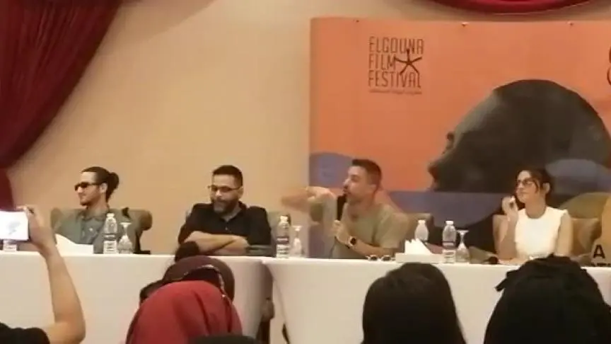 هادي الباجوري في مؤتمر فيلم 