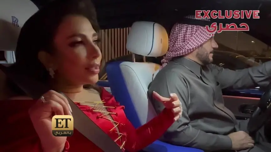 لحظات رومانسية بين أصالة وفائق حسن في ET بالعربي