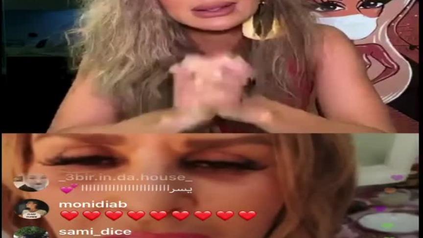 يسرا لايف مع مايا دياب