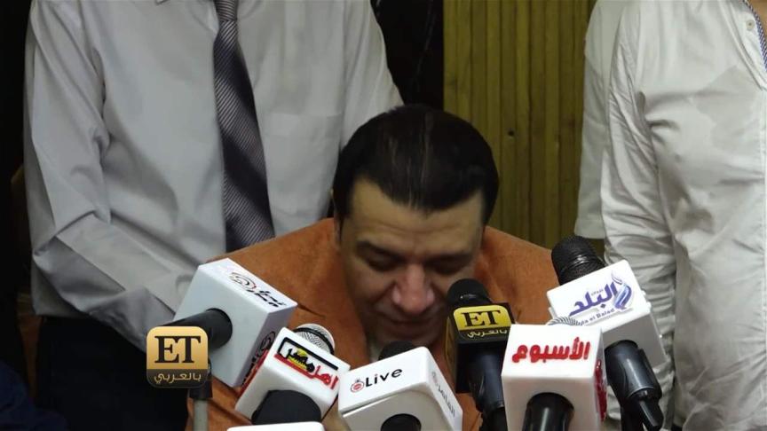 مصطفى كامل في حالة تأثر كبيرة بعد اختياره نقيب للمرة الثانية