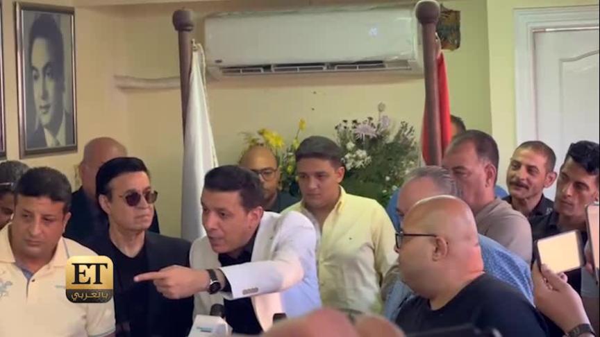 توقيع مطربو المهرجانات على قرار مصطفى كامل