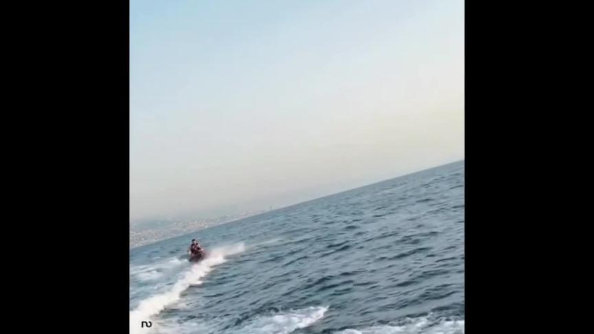 سعد لمجرد خلال زيارته الى بيروت