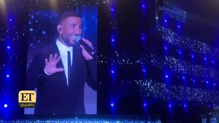 احمد سعد يقدم تامر عاشور 