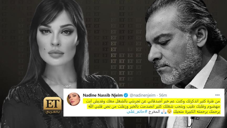 حزن كبير على رحيل حاتم علي 