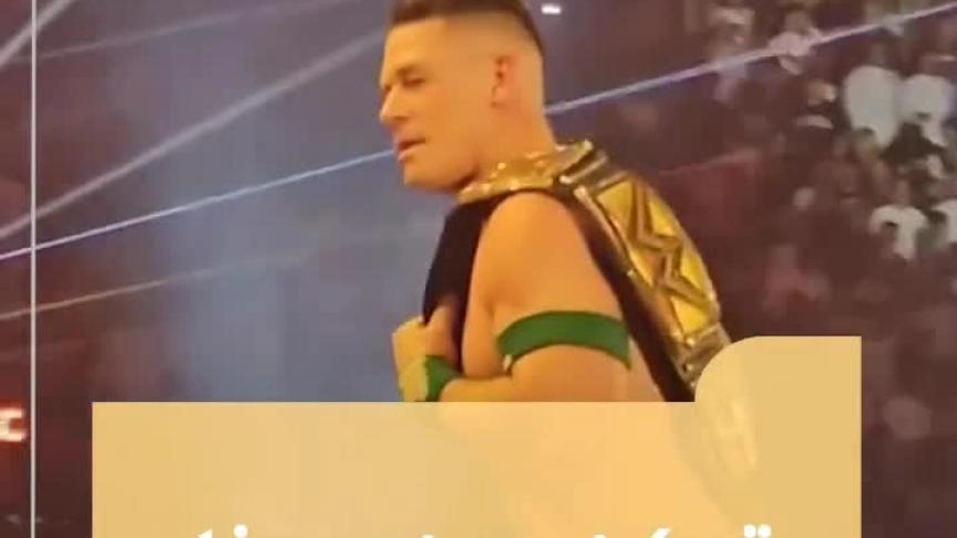 جون سينا يهزم سي أم بانك في الرياض