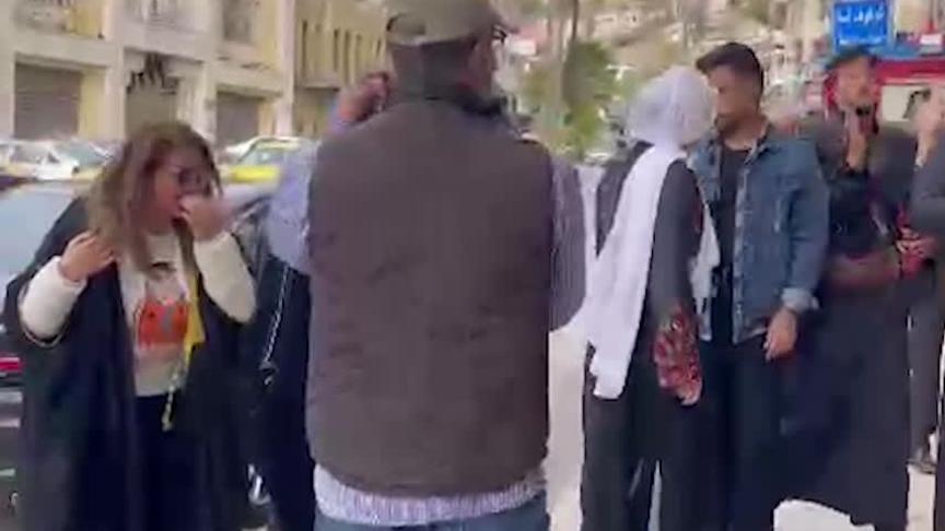 بالتعاون مع هيئة تنشيط السياحة بالأردن سوسن ميخائيل وإيلي شالوحي في مدينة السلط