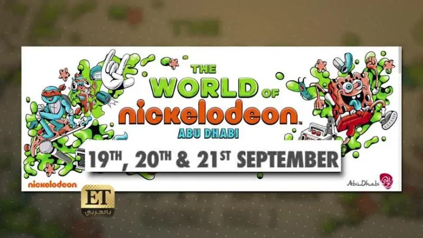 عالم Nickelodeon في أبوظبي للمرة الأولى