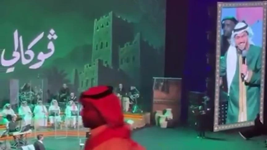 جمهور عايض يوسف يحتفل بعقد قرانه بالزغاريد من حفله في الرياض