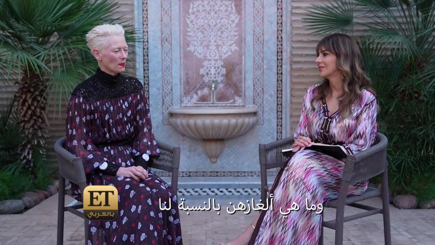 Tilda swinton تعلق على تلقيبها بالchameleon