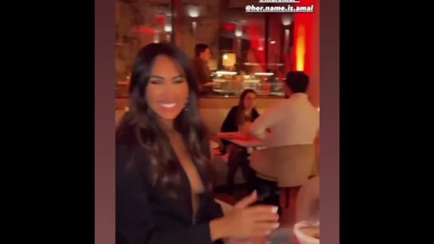 عشاء في باريس يجمع لجين عمران و نهى نبيل و مي عمر و آنجي كيوان