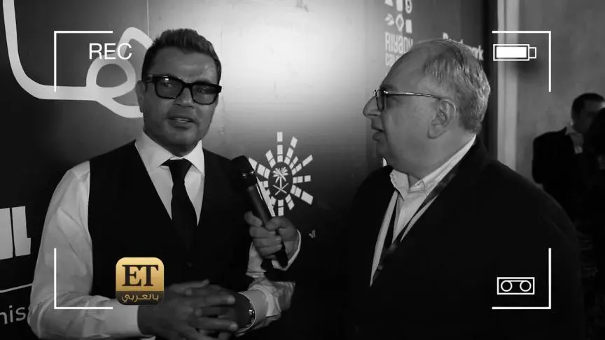 ETبالعربي يشهد على لحظات خاصة حصرية لعمرو دياب في كواليس حفل هاني شنودة